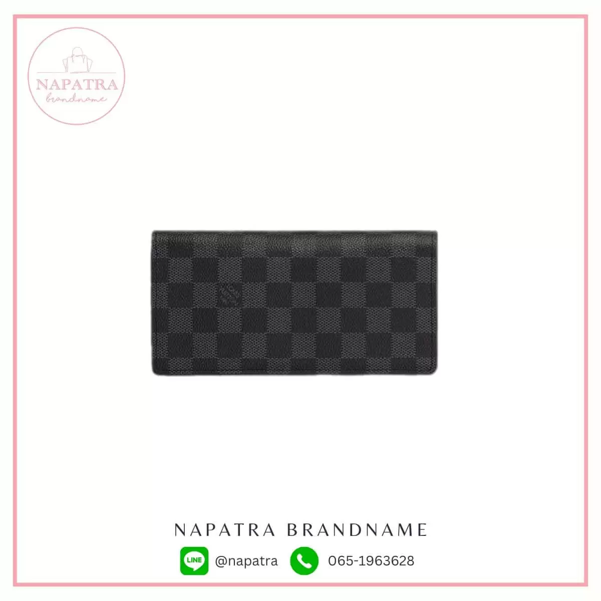 LV Brazza Wallet Damier Graphite