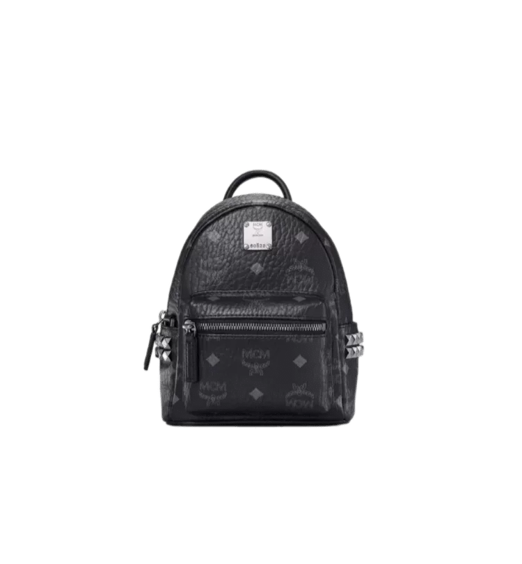 MCM Stark  Bebe Boo Side Studio Backpack In Visetos X-Mini - Image 2