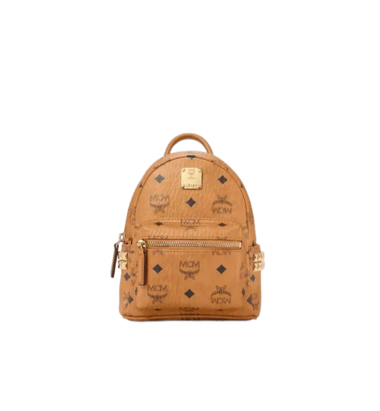 MCM Stark  Bebe Boo Side Studio Backpack In Visetos X-Mini - Image 3