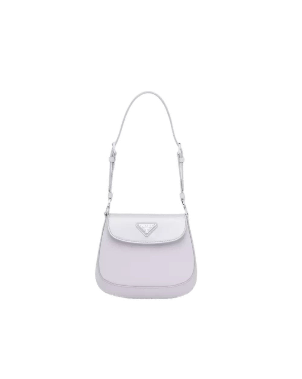 Prada Cleo Brushed Leather Shoulder Bag With Flap - Image 4