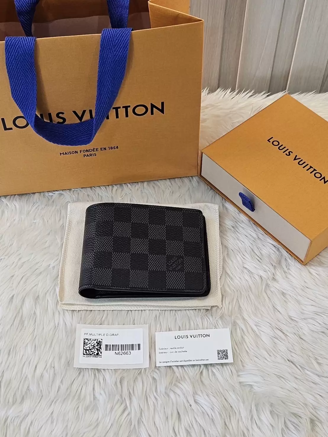 LV Multiple Wallet Damier Gaphite - Image 5