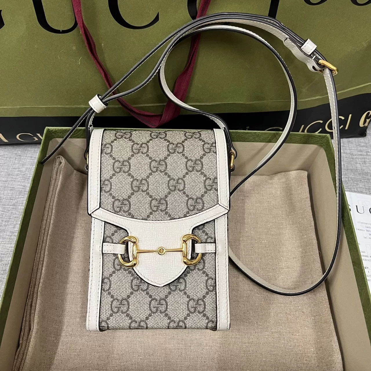 Gucci Horsebit 1995  Mini  Bag - Phone Bag - Image 4