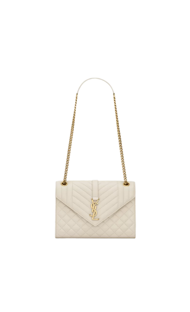 YSL Envelope Bag - Lambskin - Image 4