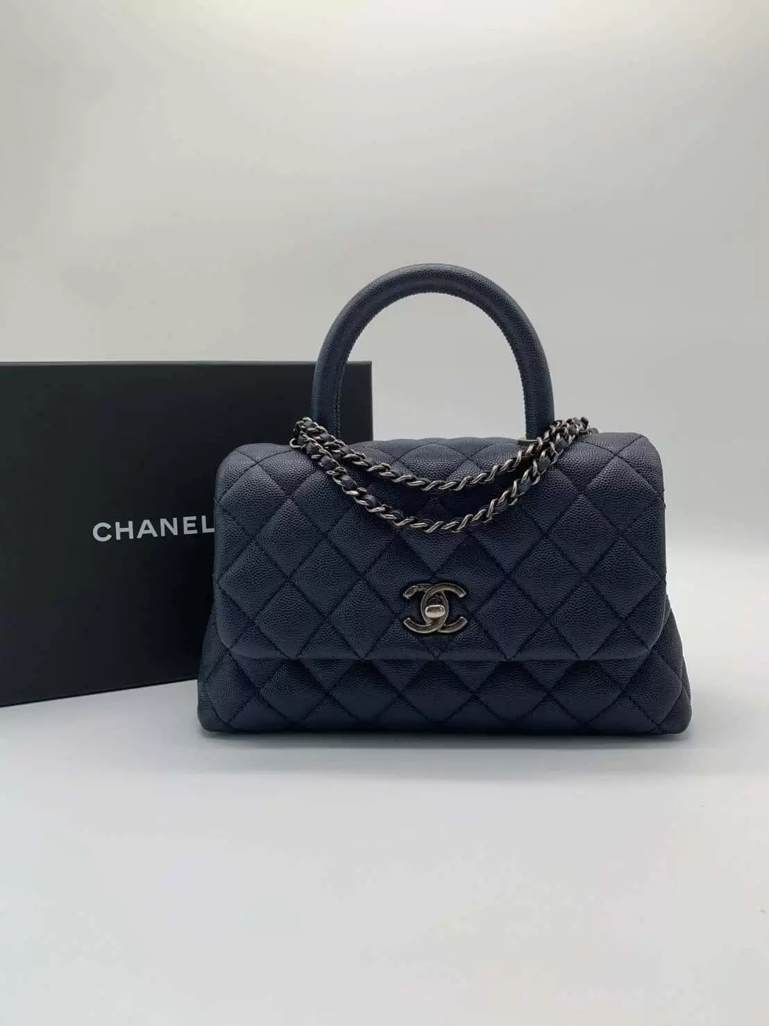 Chanel Coco ฺTop Handle Bag - Image 3