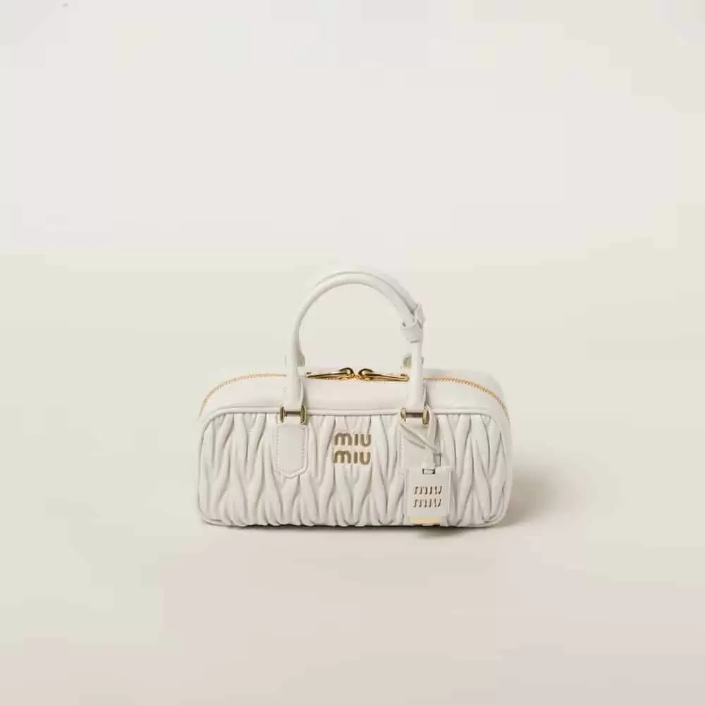 Miu Miu Arcadie Matelasse Nappa Leather Bag - Image 3