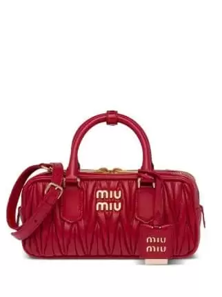 Miu Miu Arcadie Matelasse Nappa Leather Bag - Image 6