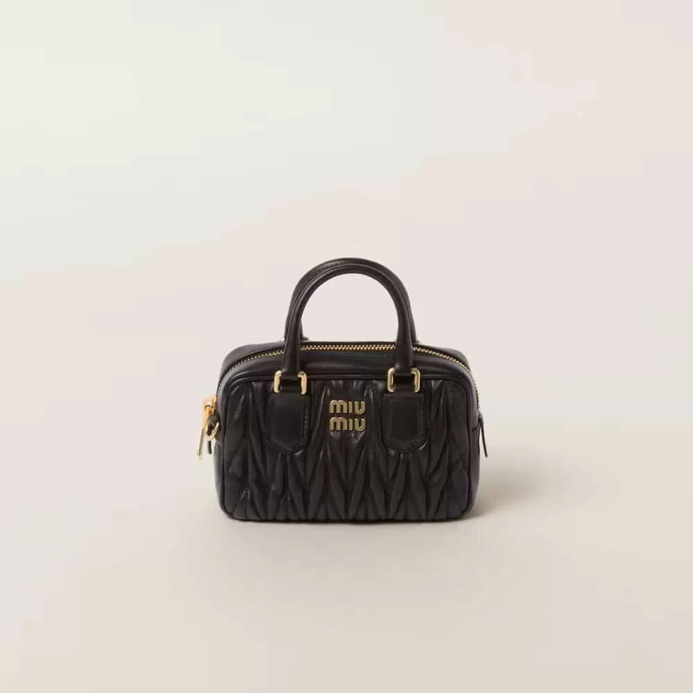 Miu Miu Arcadie Matelasse Nappa Leather Bag - Image 7