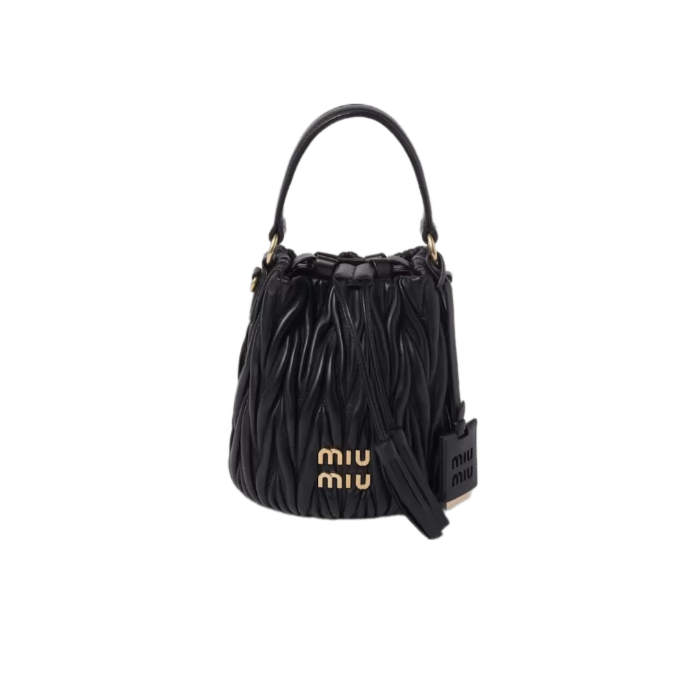 Miu Miu Matelasse  Nappa Bucket Bag - Image 2