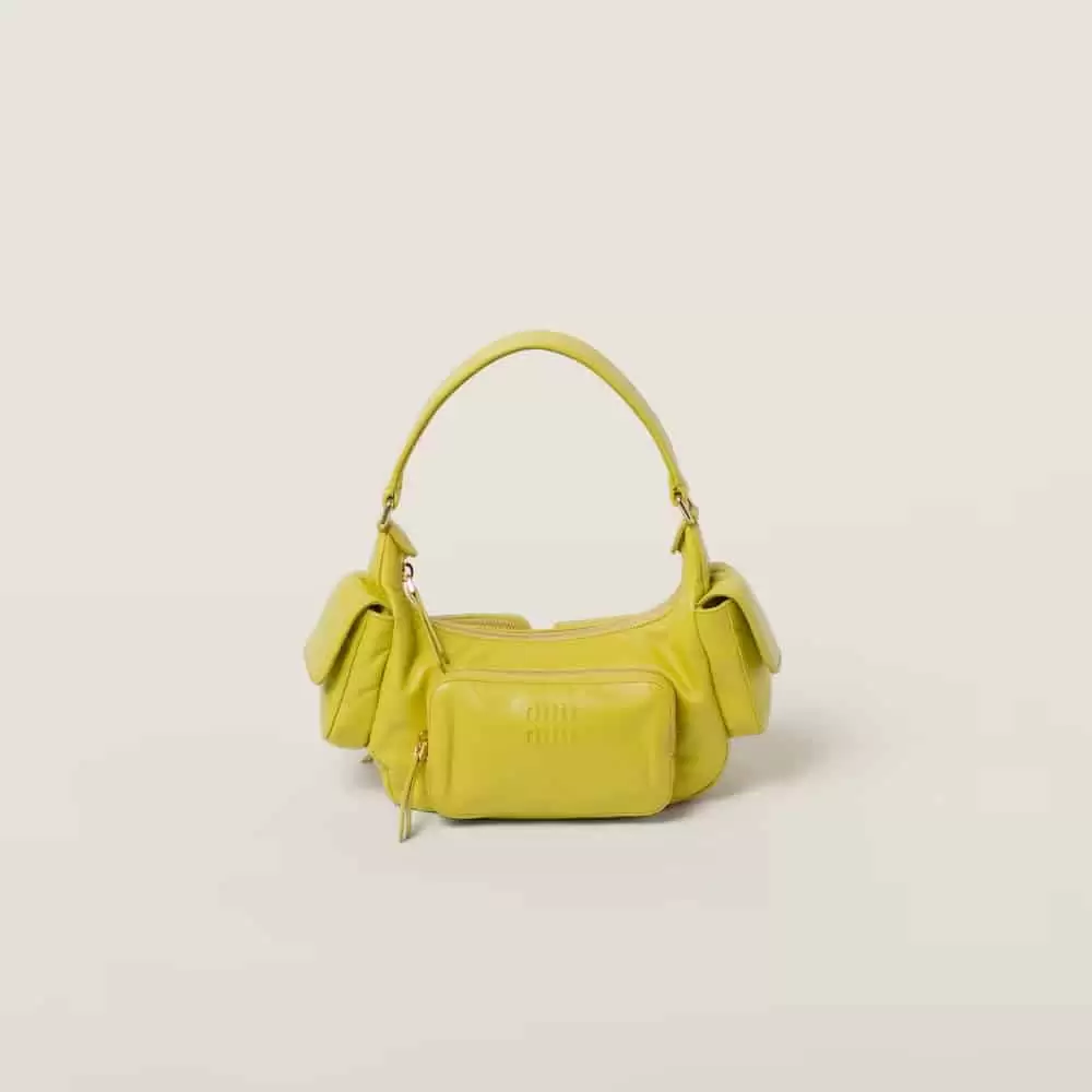 Miu Miu Nappa leather Pocket bag - Image 4