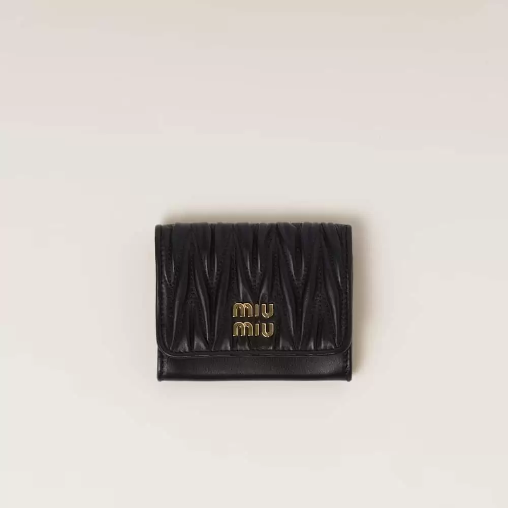 Miu Miu Matelassé nappa leather card holder - Image 2