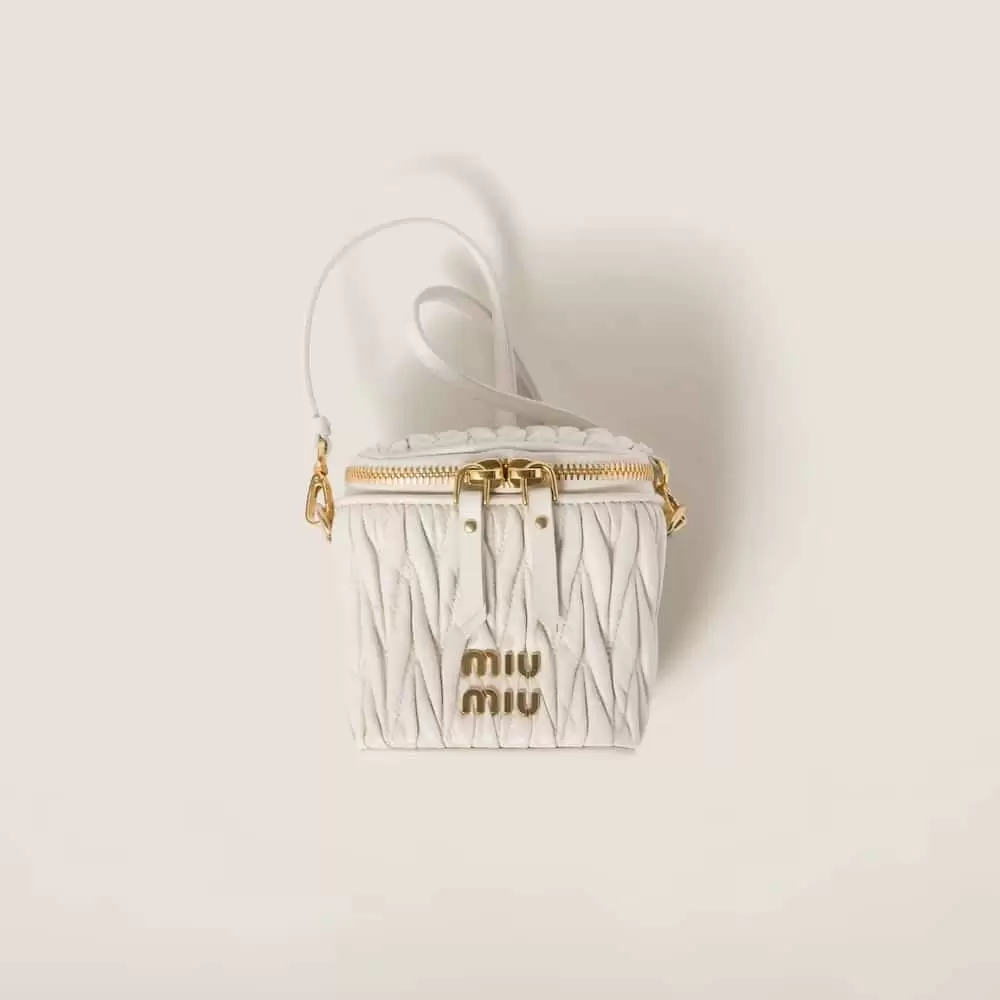 Miu Miu Matelassé nappa leather micro bag - Image 3