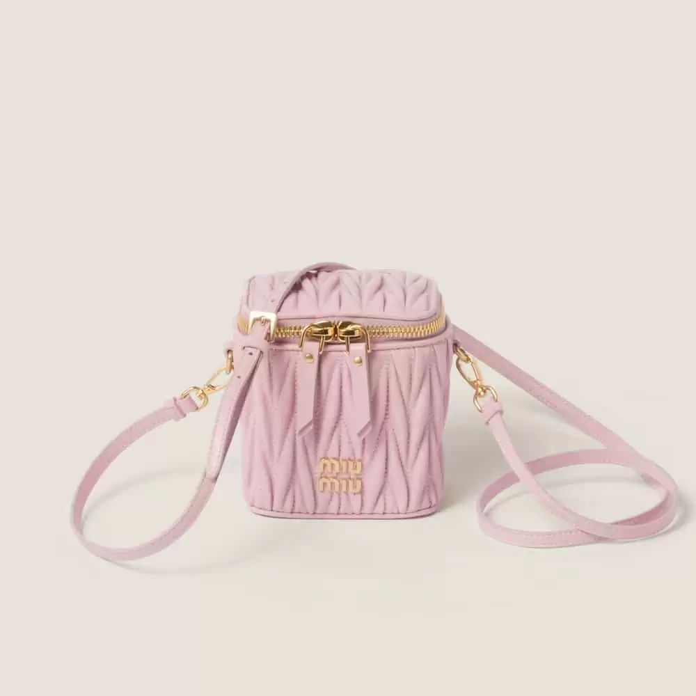 Miu Miu Matelassé nappa leather micro bag - Image 4
