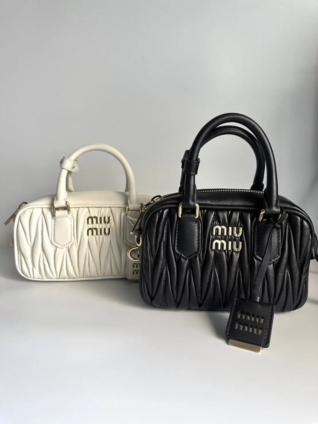 Miu Miu Arcadie Matelasse Nappa Leather Bag - Image 14