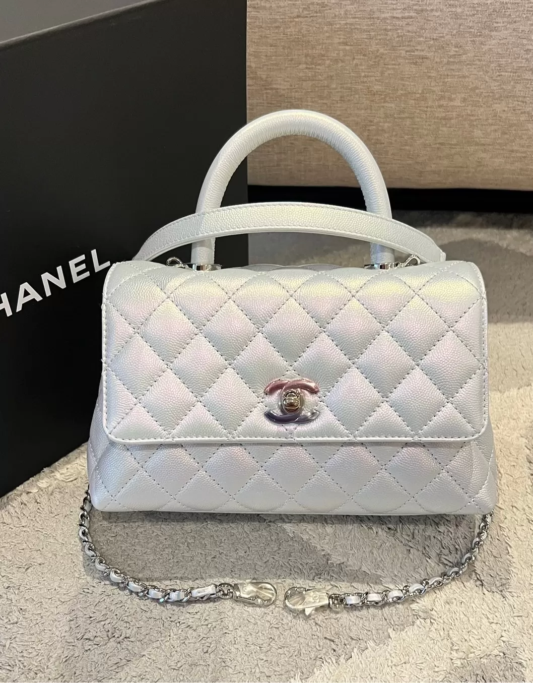 Chanel Coco ฺTop Handle Bag - Image 5