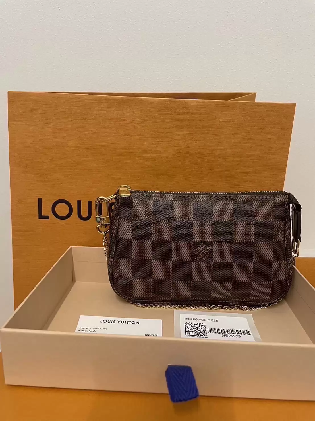 LV Pochette  Damier Ebene - Image 6